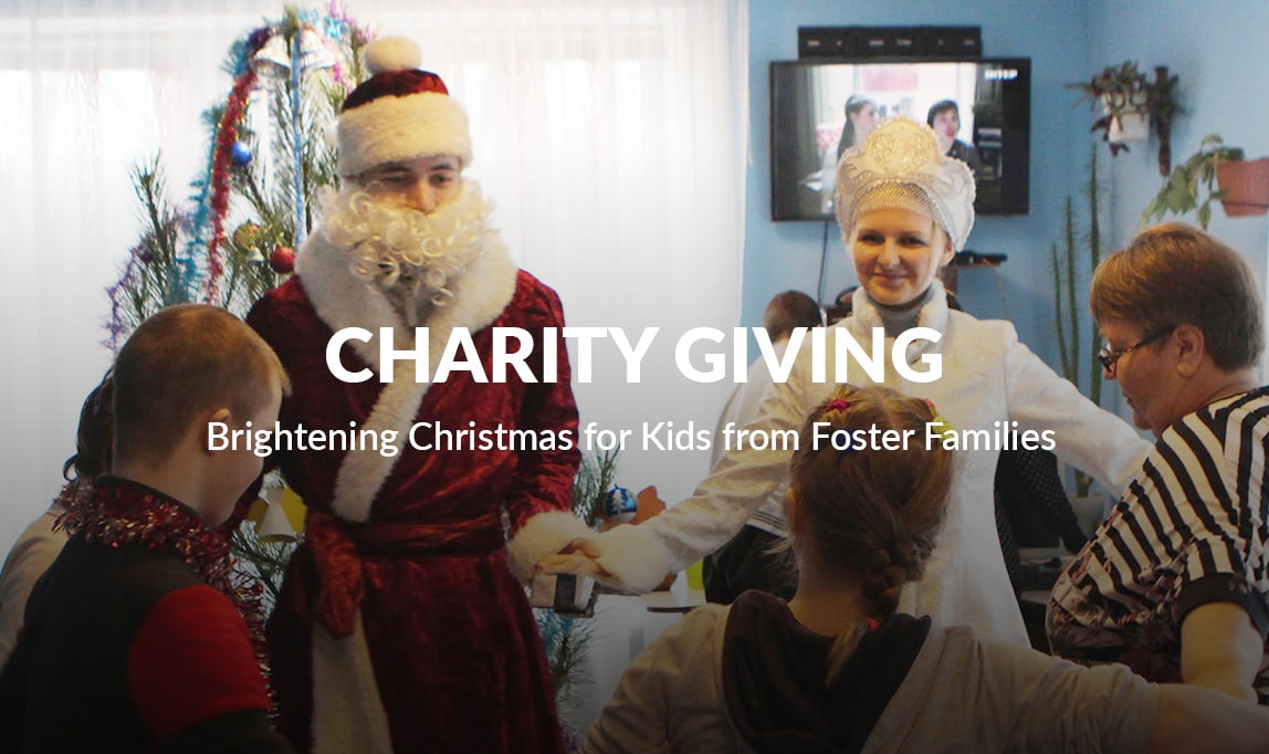 Brightening Christmas for Kids from Foster Families