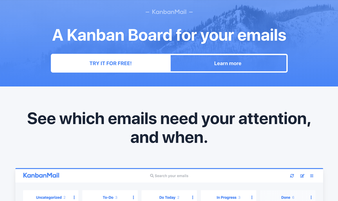 UX for SaaS: Kanbanmail Web App Review