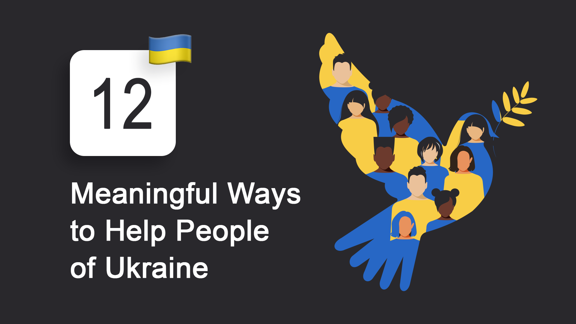 ways to help people of Ukraine