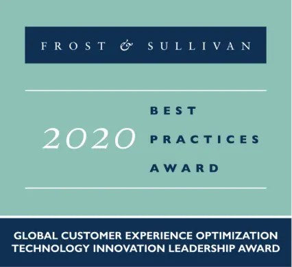 Frost & Sullivan
Best Practices Award