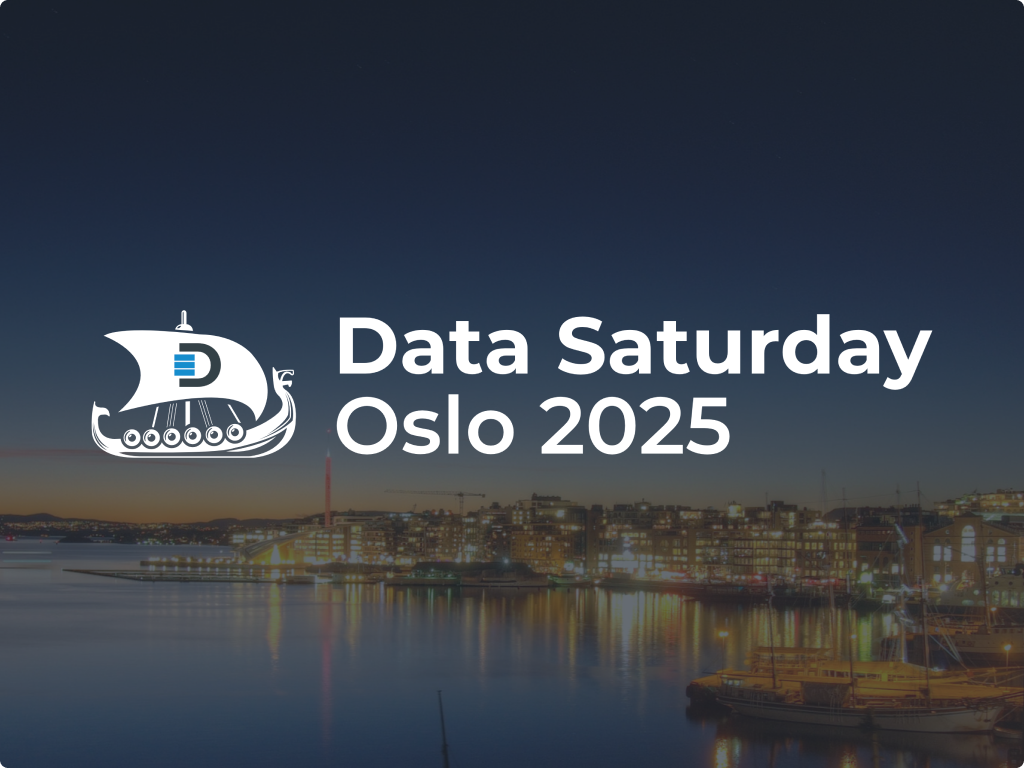 Data Saturday, August 29-30, Oslo, Norway (In-Person)