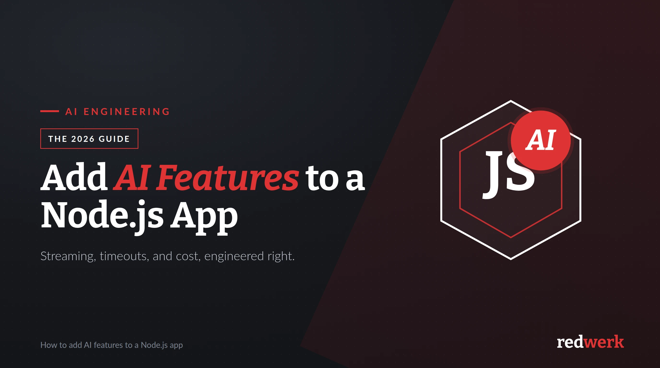 How to Add AI Features to a Node.js App (2026 Guide)